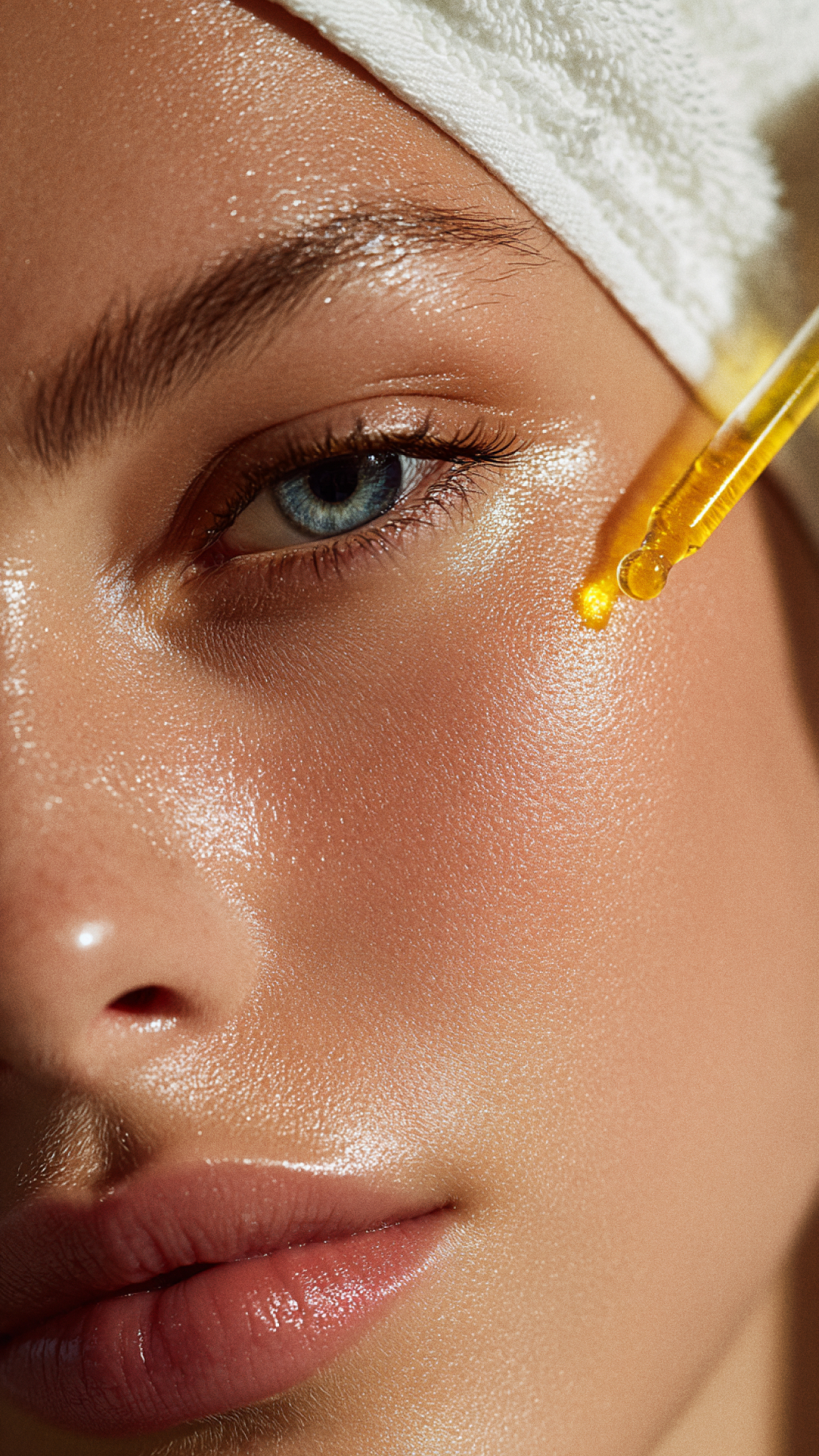 Beauty serum application