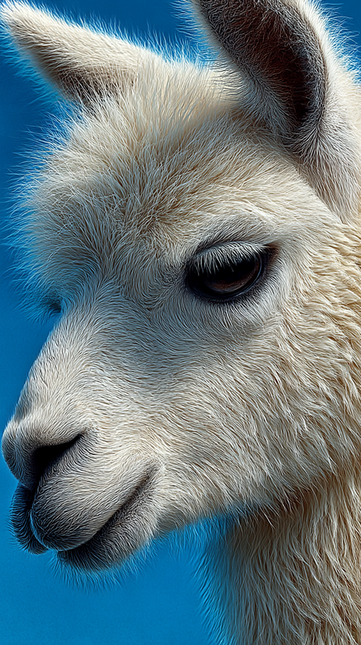 White llama